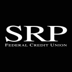 SRP Federal Credit Union white Logo Vector