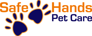 Safe Hands Pet Care Logo Vector