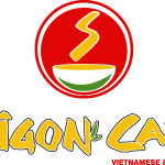 Saigon Cafe Logo Vector