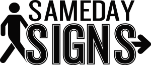 Sameday Signs black Logo Vector