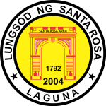 Seal of Santa Rosa, Laguna Logo Vector