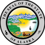 Seal of the state of Alaska Logo Vector