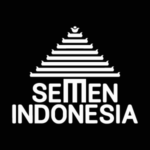 Semen Indonesia white Logo Vector