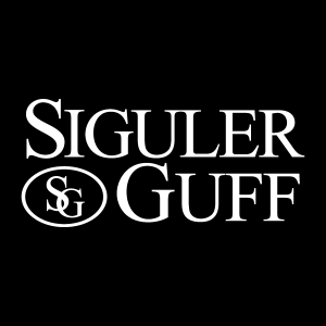 Siguler Guff white Logo Vector