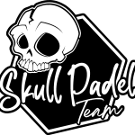 Skull Padel Logo Vector