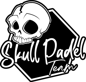 Skull Padel Logo Vector