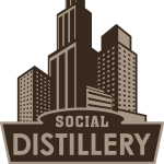 Social Distillery Logo Vector