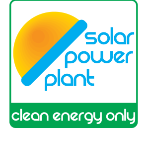 Solar Power Plant Logo Vector