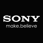 Sony Make Belive white Logo Vector