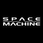 Space Machine white Logo Vector