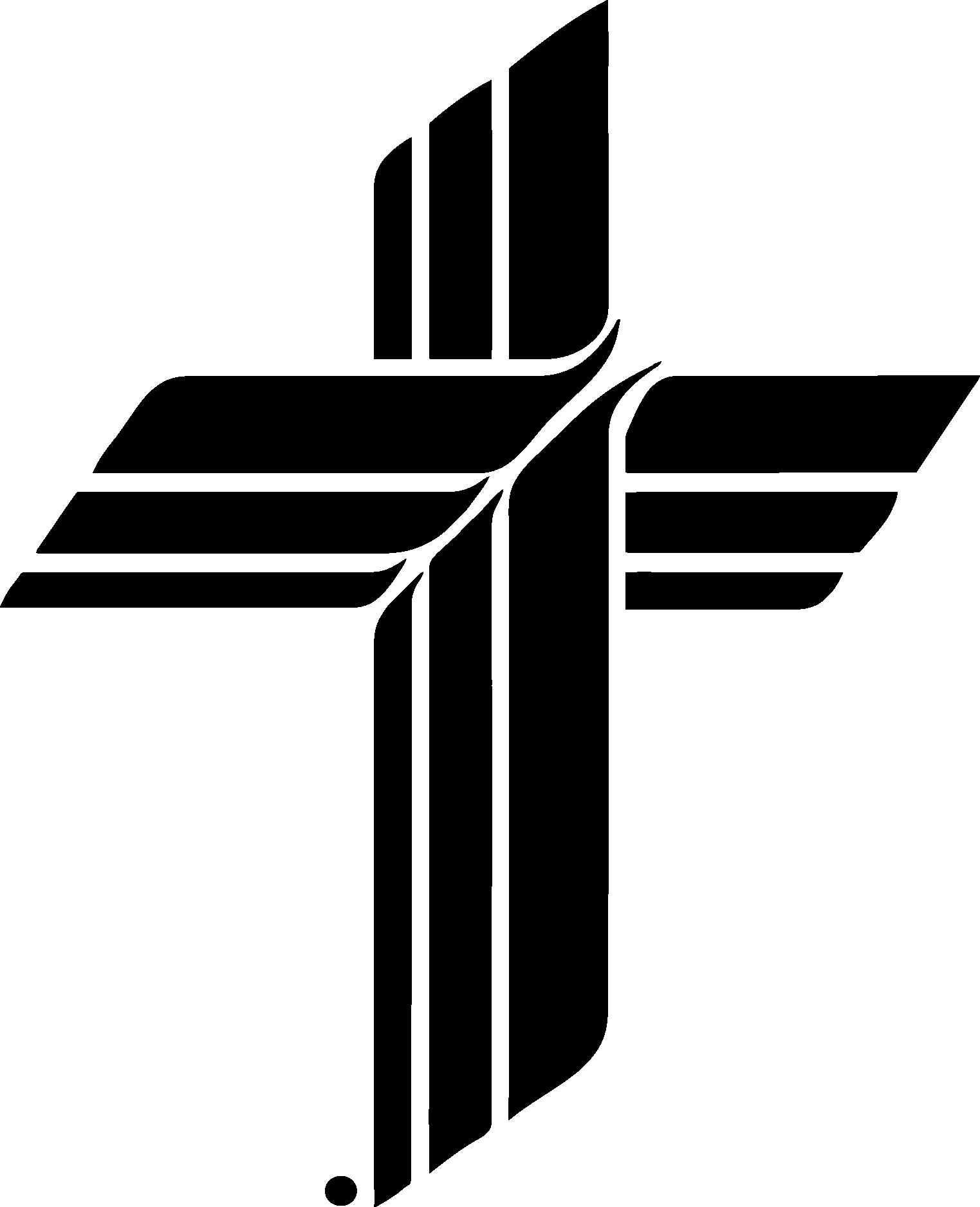 St. Paul Lutheran black Logo Vector