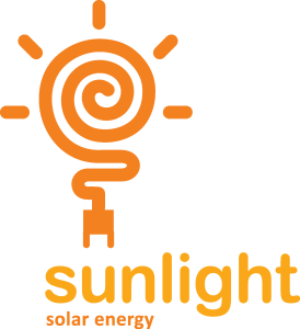 Sunlight Solar Energy Logo Vector