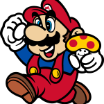 Super Mario Bros Character Logo Vector