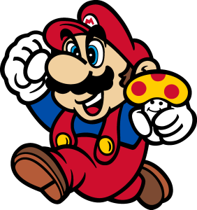 Super Mario Bros Character Logo Vector