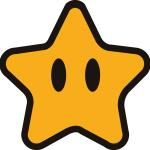 Super Mario Star Logo Vector