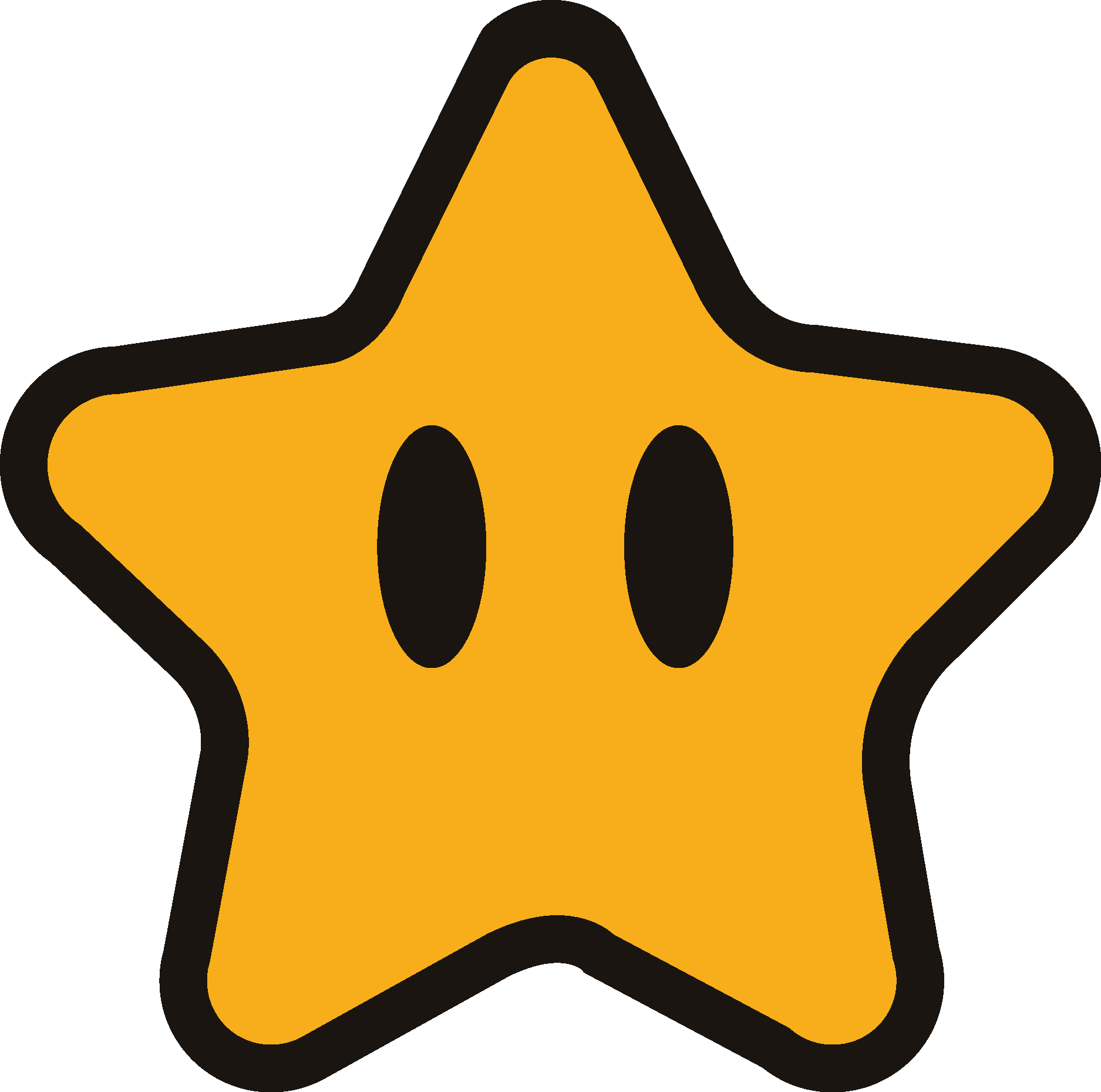 Super Mario Star Logo Vector (.Ai .PNG .SVG .EPS Free Download)