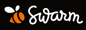 Swarm Foursquare  black Logo Vector