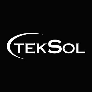 TekSol white Logo Vector