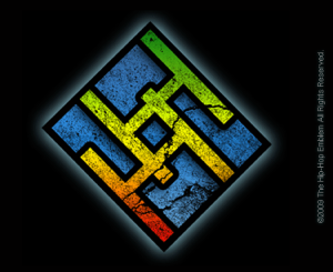 The Hip Hop Emblem Logo Vector