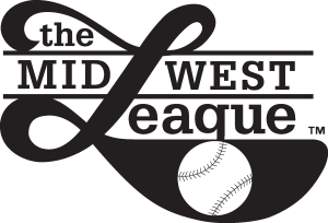 The Mid West League black Logo Vector