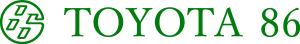 Toyota 86 green Logo Vector