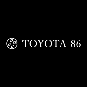 Toyota 86 white Logo Vector