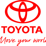 Toyota Move Your World red Logo Vector