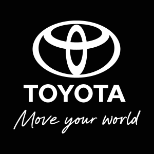 Toyota Move Your World white Logo Vector