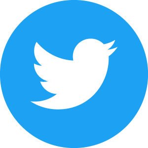 Twitter Icon Circle (Blue) Logo Vector
