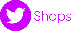 Twitter Shops purple Logo Vector