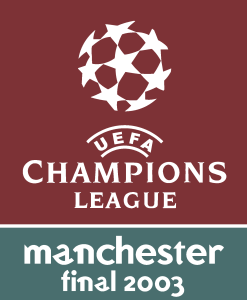 UEFA Champions League Manchester Final 2003 Logo Vector