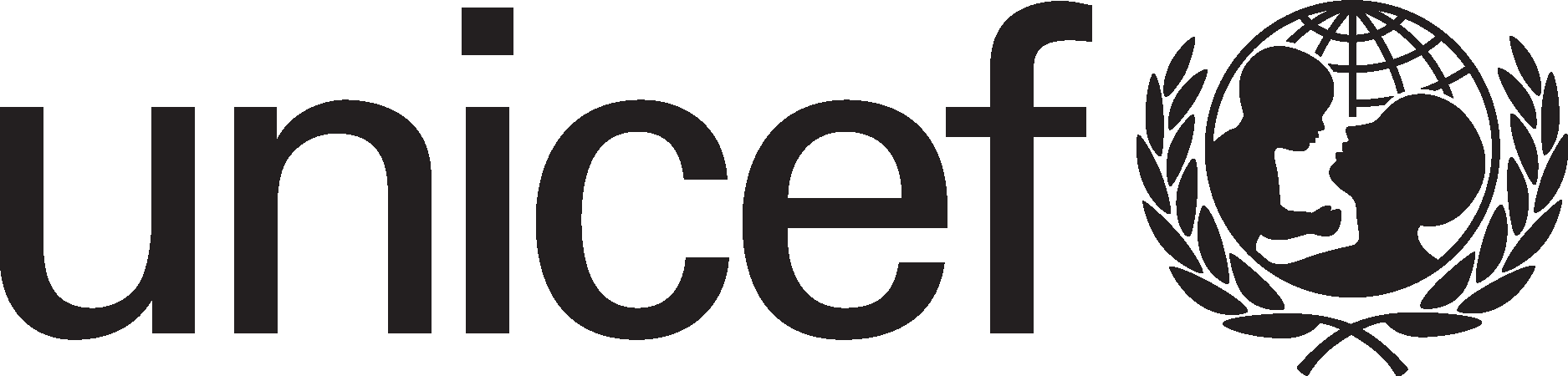 UNICEF black Logo Vector