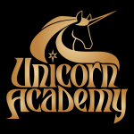 Unicorn Academy Logo Vector