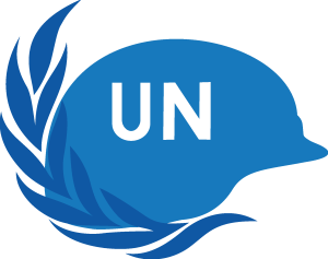 United Nations Peacekeeping Helmet   UN Logo Vector