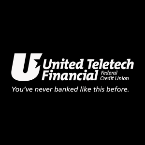 United Teletech Financial Federal Credit Union white Logo Vector