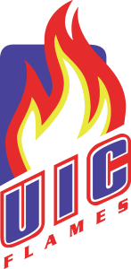 University of Illinois Chicago Flames Logo Vector