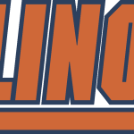 University of Illinois Fighting Illini simple Logo Vector