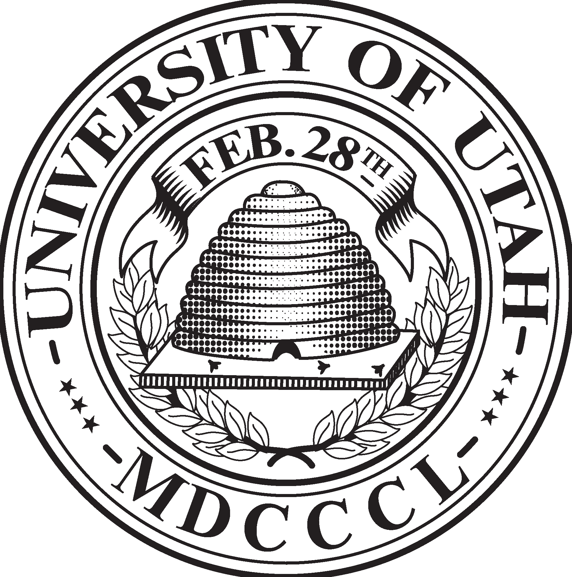 University of Utah old Logo Vector