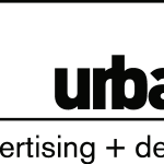 Urban Advertising + Design black Logo Vector