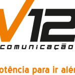 V12 Propaganda e Marketing Logo Vector