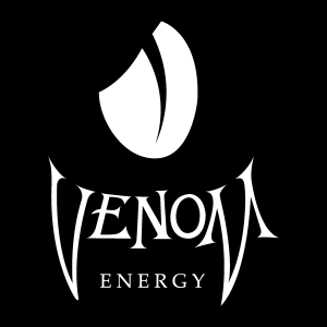 Venom Energy white Logo Vector