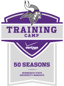 Verizon Vikings Training Camp 50 Seasons Logo Vector