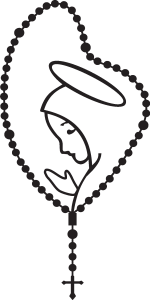 Virgen Rosario Logo Vector