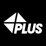 Visa Plus white Logo Vector