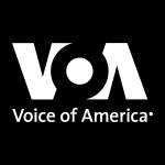 Voice of America white Logo Vector