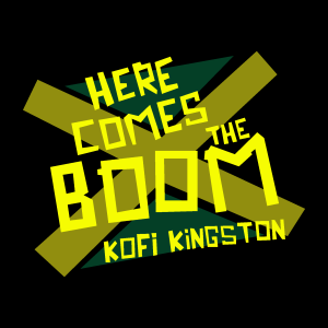 WWE Kofi Kingston HERE COMES THE BOOM Logo Vector