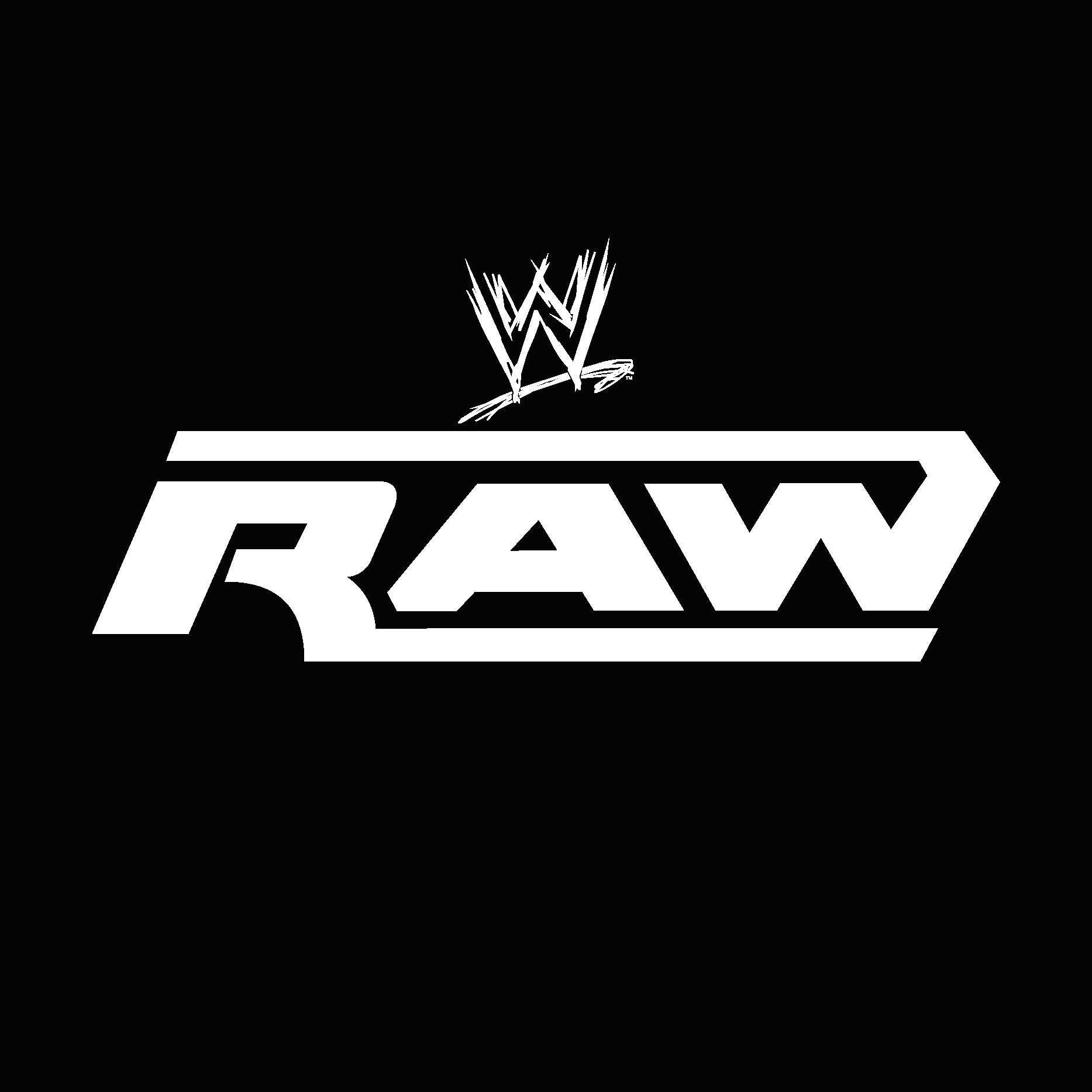 WWE RAW black Logo Vector