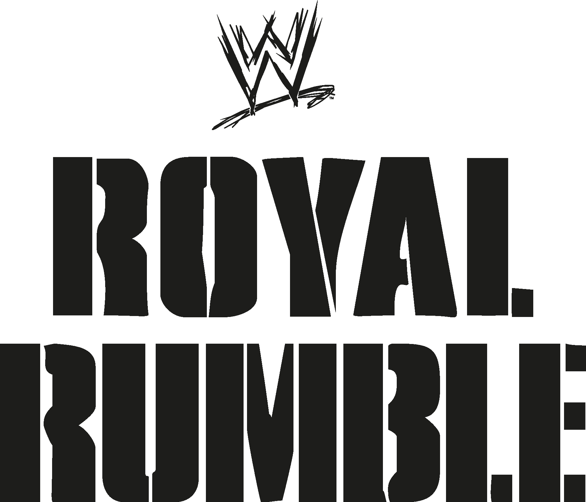 WWE Royal Rumble 2nd Logo Vector