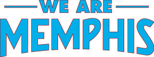 We Are Memphis   MBI Memphis Branding Blue Logo Vector