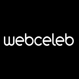 Webceleb white Logo Vector